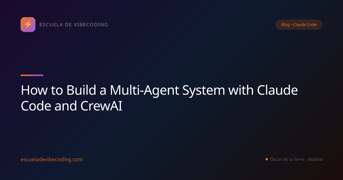 How to Build a Multi-Agent System with Claude Code and CrewAI