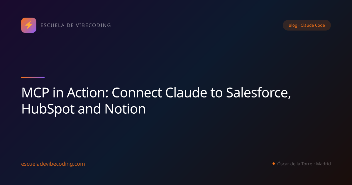 MCP in Action: Connect Claude to Salesforce, HubSpot and Notion