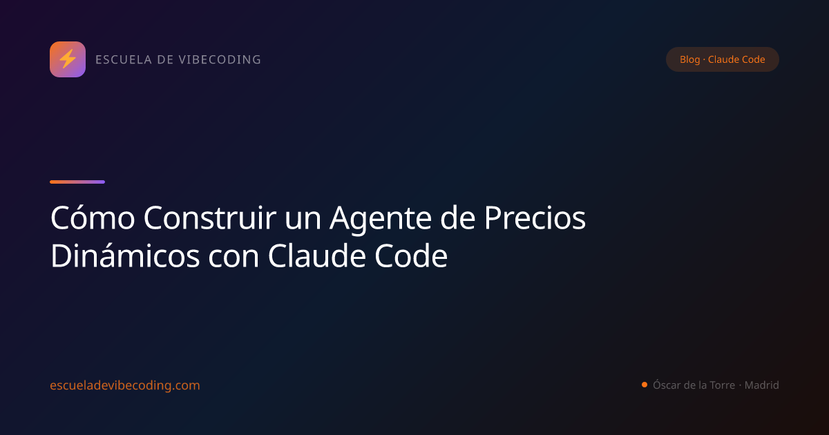 Cómo Construir un Agente de Precios Dinámicos con Claude Code