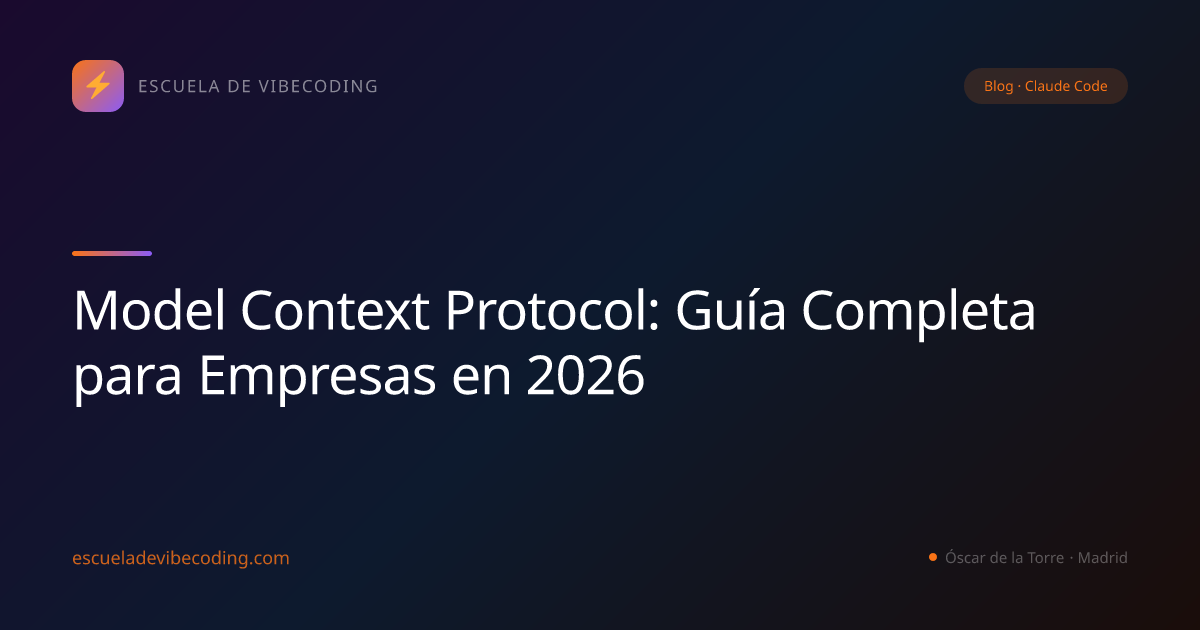 Model Context Protocol: Guía Completa para Empresas en 2026