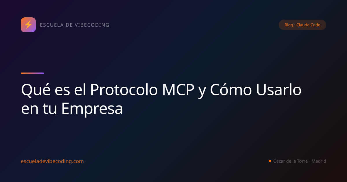 Qué es el Protocolo MCP y Cómo Usarlo en tu Empresa